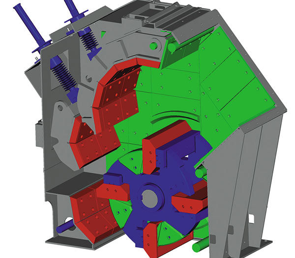 Rotor de trituradora de impacto