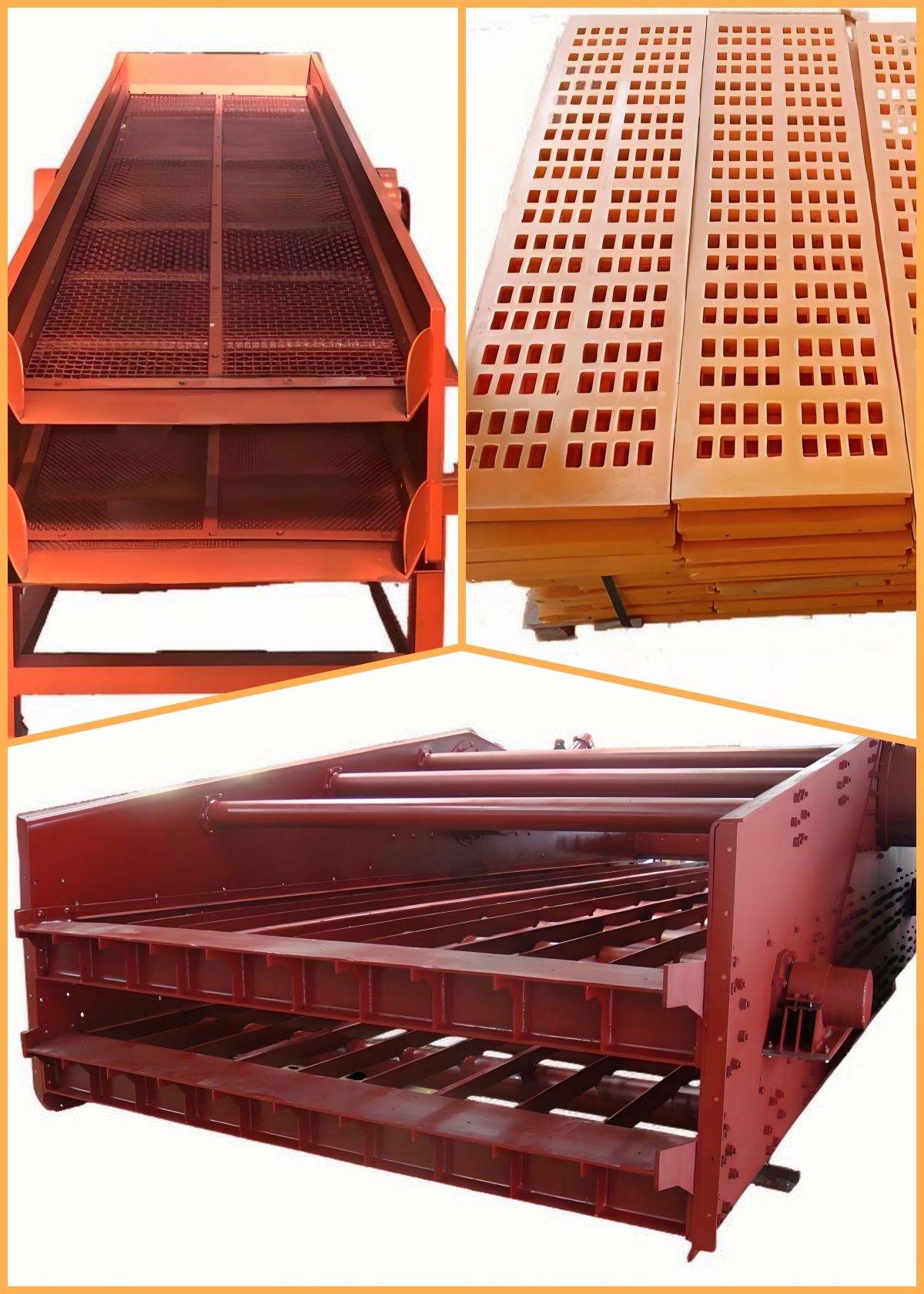 Piezas para máquinas de cribado